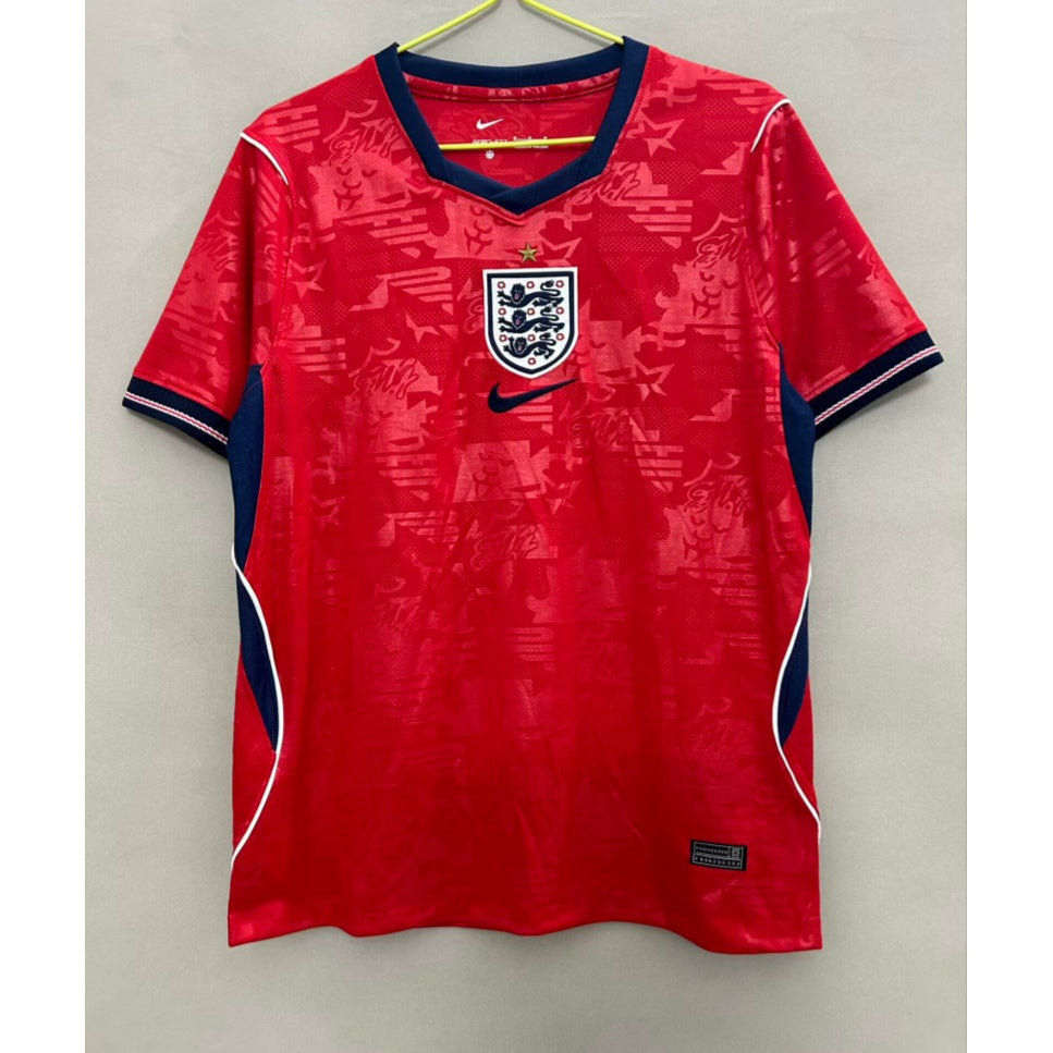 Maillot extérieur Angleterre 25/26 Le 12, maillot de football à manches courtes avec logo et design officiel.