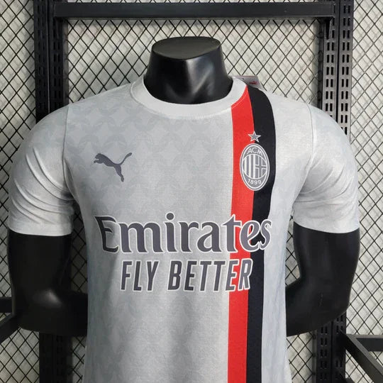 Maillot extérieur AC Milan saison 2023-2024 Le 12-ème Maillot, maillot de football avec logo et design officiel.