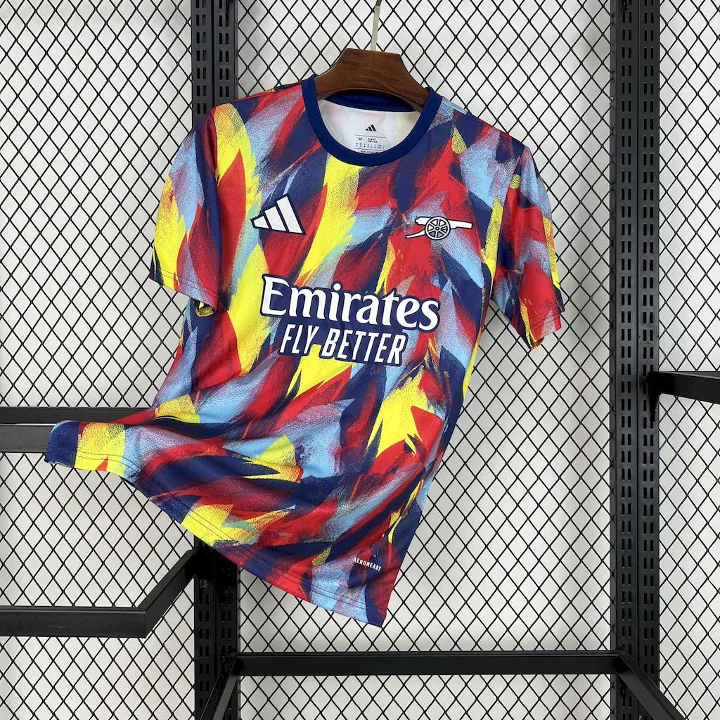 Maillot d'entraînement Arsenal 2025-26 Le 12 -ème Maillot, logo et design sportif visible, tissu en polyester bleu et blanc