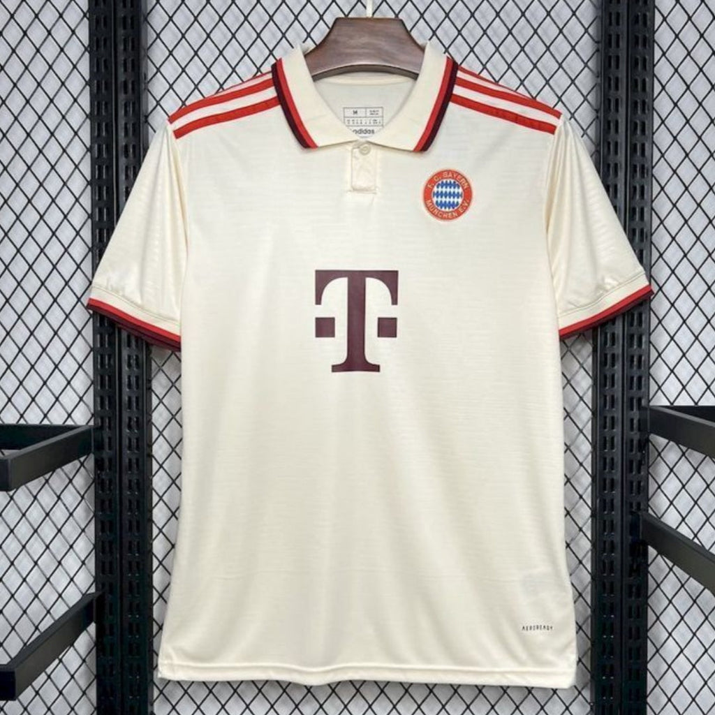 Maillot Bayern Munich 24/25 troisième, Le 12 -ème Maillot, maillot de football avec logo et design moderne, vue de face