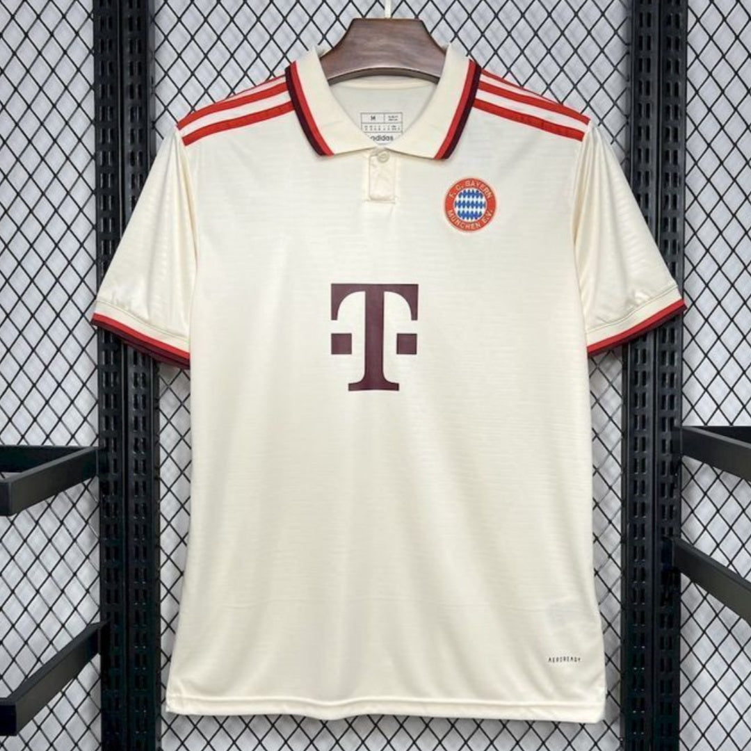 Maillot Bayern Munich 24/25 troisième, Le 12 -ème Maillot, maillot de football avec logo et design moderne, vue de face