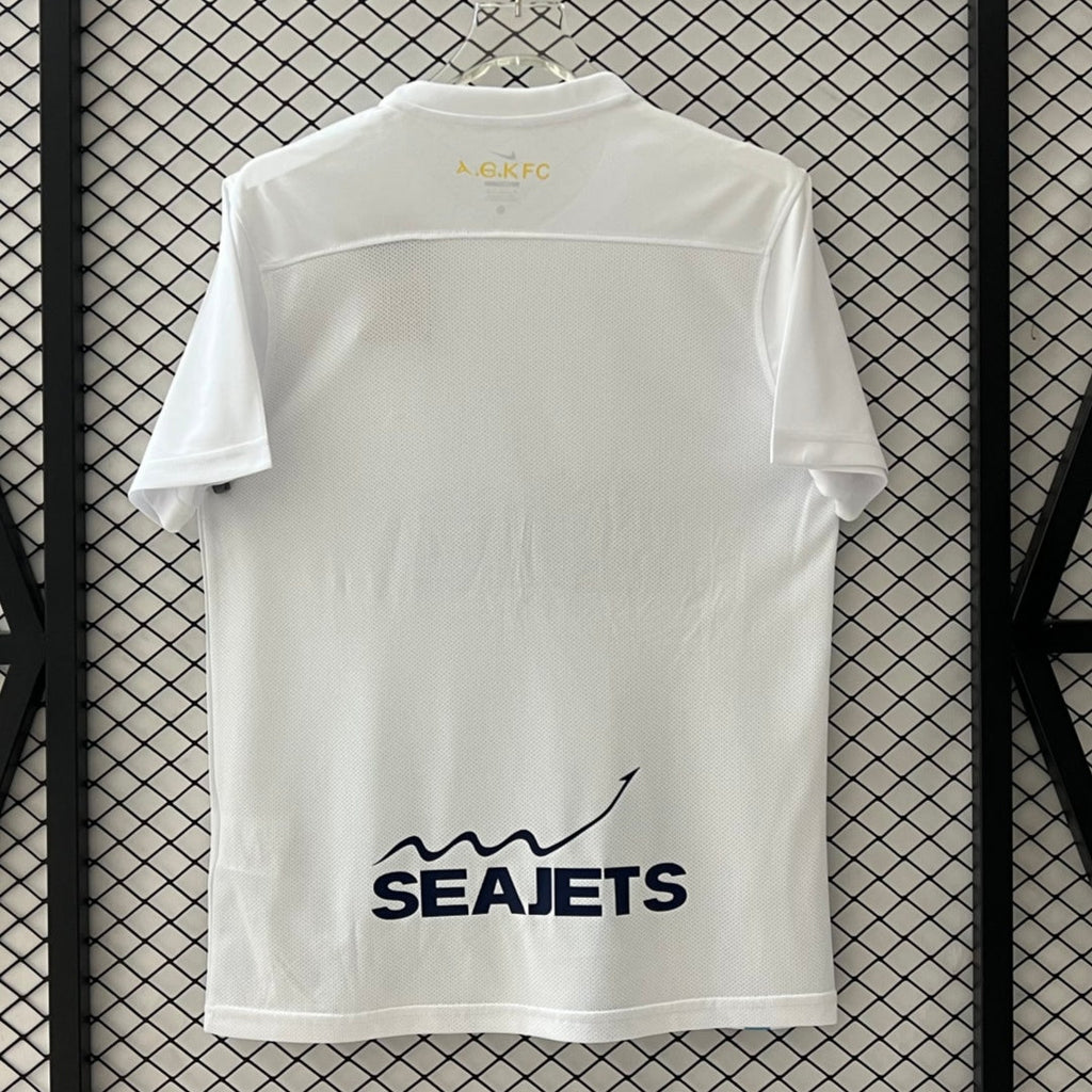 Maillot third AEK Athens 25/26 Le 12-ème Maillot, maillot de football avec logo et design officiel, vue de face.