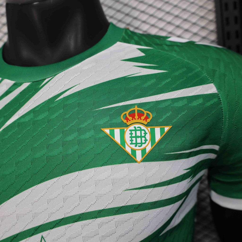 Maillot de football Betis concept 2025-26 de la marque Le 12 -ème, vue de face avec détails du design.