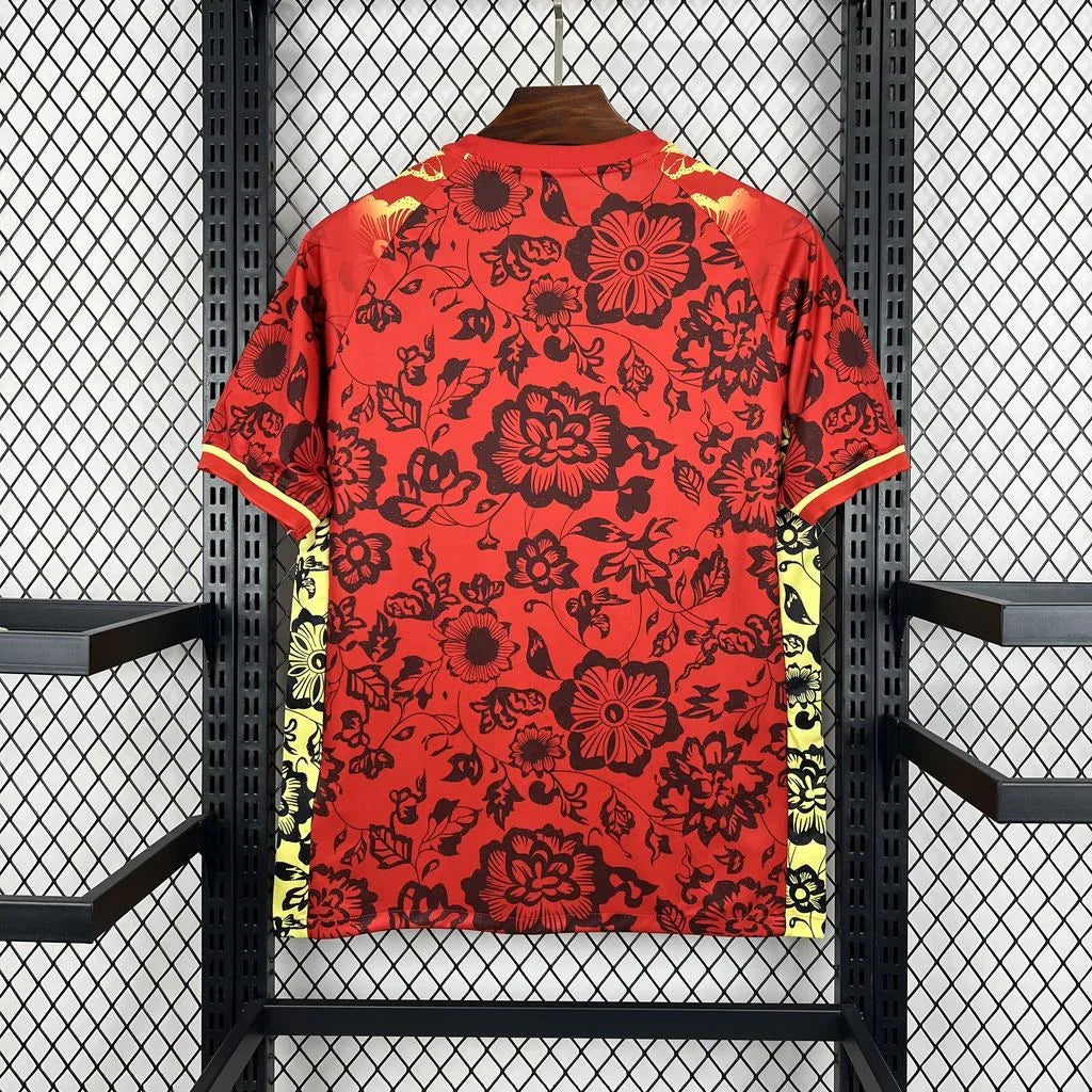 Maillot Portugal concept 2024-25 de Le 12 -ème Maillot, devant avec logo Portugal et design original, tissu en maille.