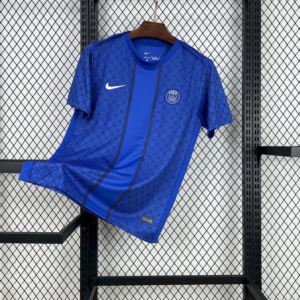 Maillot PSG bleu 25/26 de Le 12 -ème Maillot, maillot de football pour enfant avec logo du PSG sur le devant
