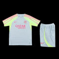 Ensemble PSG Le 12 -ème Maillot avec maillot et short, design officiel de l'équipe de football Paris Saint-Germain.
