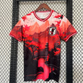 Maillot 24/25 Japon anime en style spécial rouge, par Le 12 -ème Maillot, avec design inspiré du manga japonais.