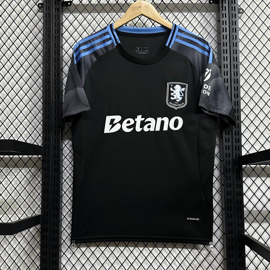 Maillot extérieur Aston Villa 25/26 de Le 12-ème Maillot, maillot de football avec logo et design distinctif.