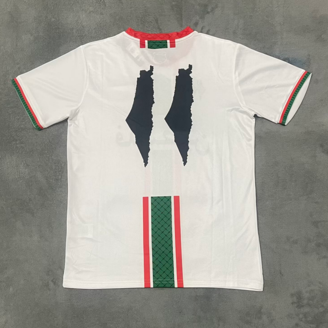 Maillot FC Filastin blanc Le 12-ème Maillot 25/26, maillot de football avec logo et design blanc visible.
