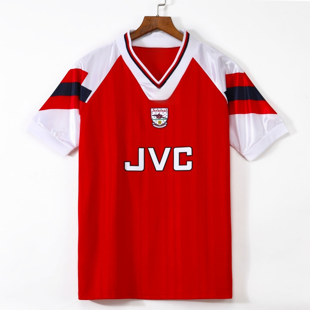 Maillot domicile rétro Arsenal 1992-1993 Le 12-ème Maillot, maillot de football vintage avec logo et design classique.