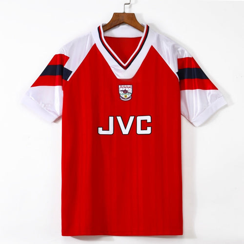 Maillot domicile rétro Arsenal 1992-1993 Le 12-ème Maillot, maillot de football vintage avec logo et design classique.