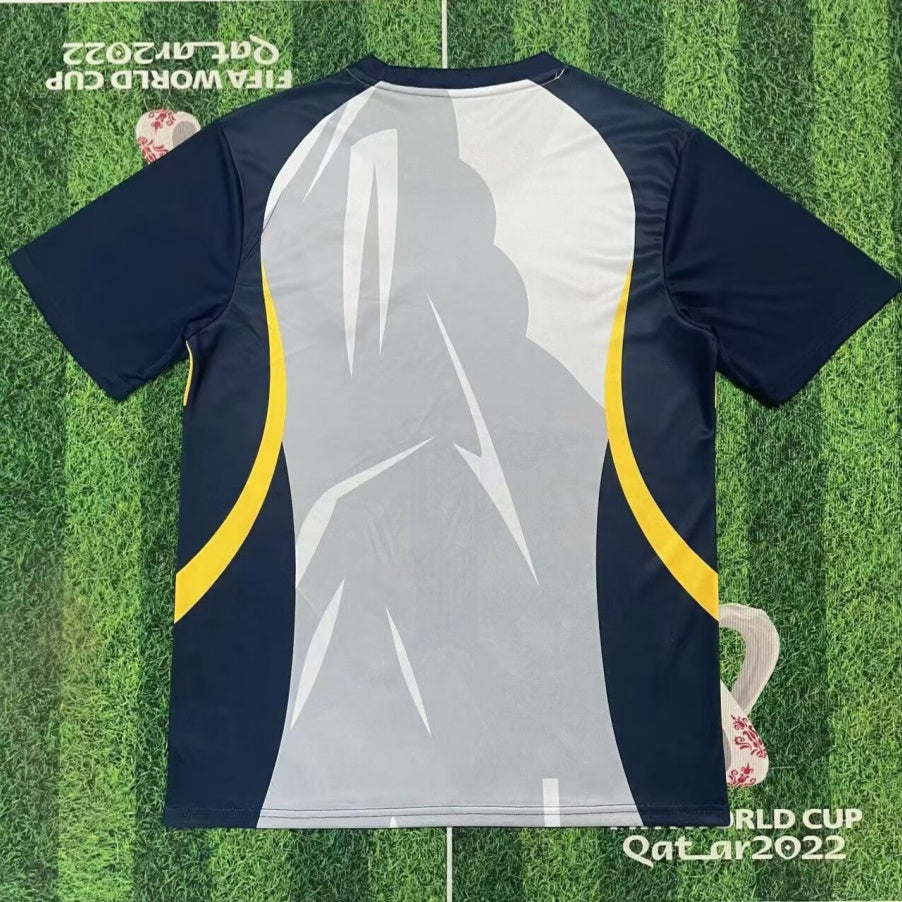 Maillot de football Brésil 25/26, modèle spécial, fabriqué par Le 12 -ème Maillot, vue détaillée du maillot.