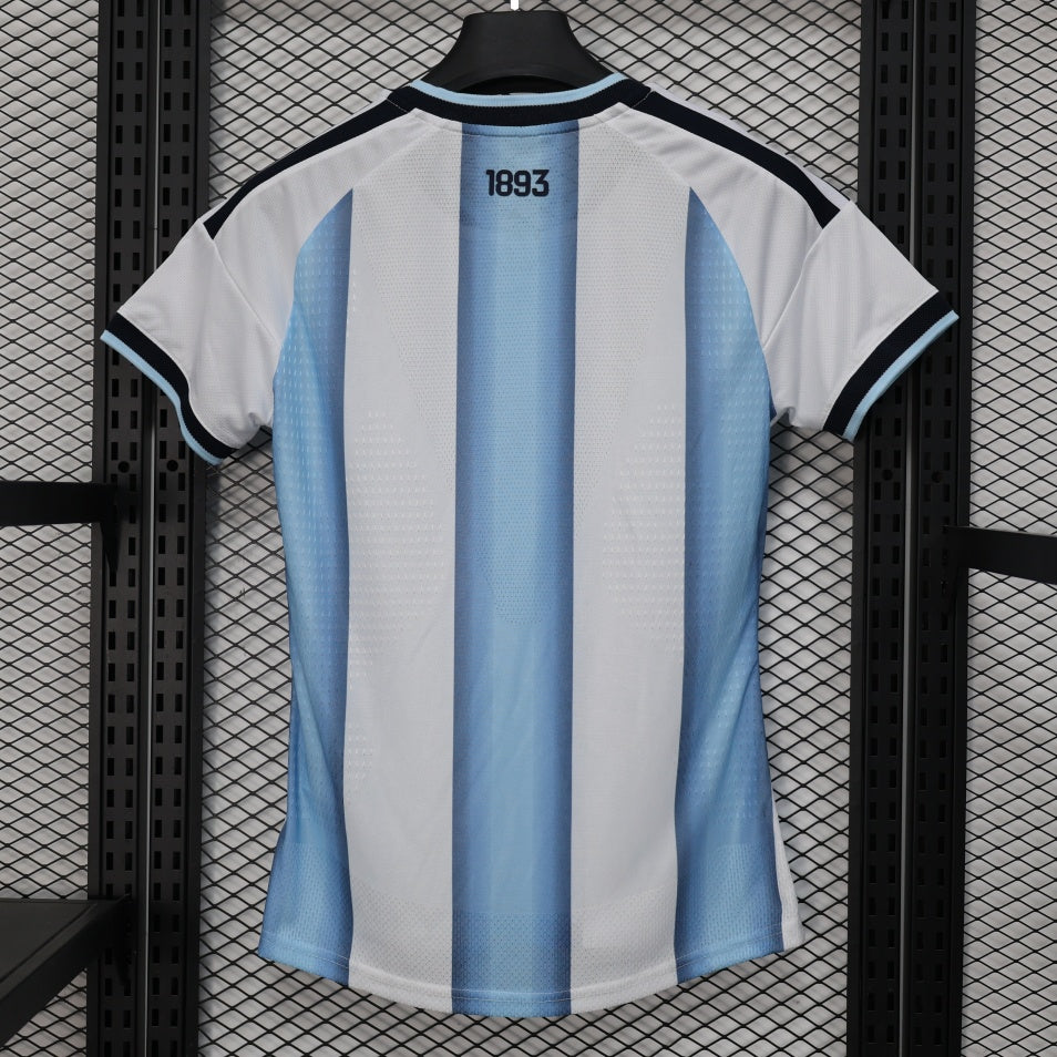 Maillot domicile Argentine pour femme, taille 25/26, de la marque Le 12 -ème Maillot, affiché sur un mannequin.