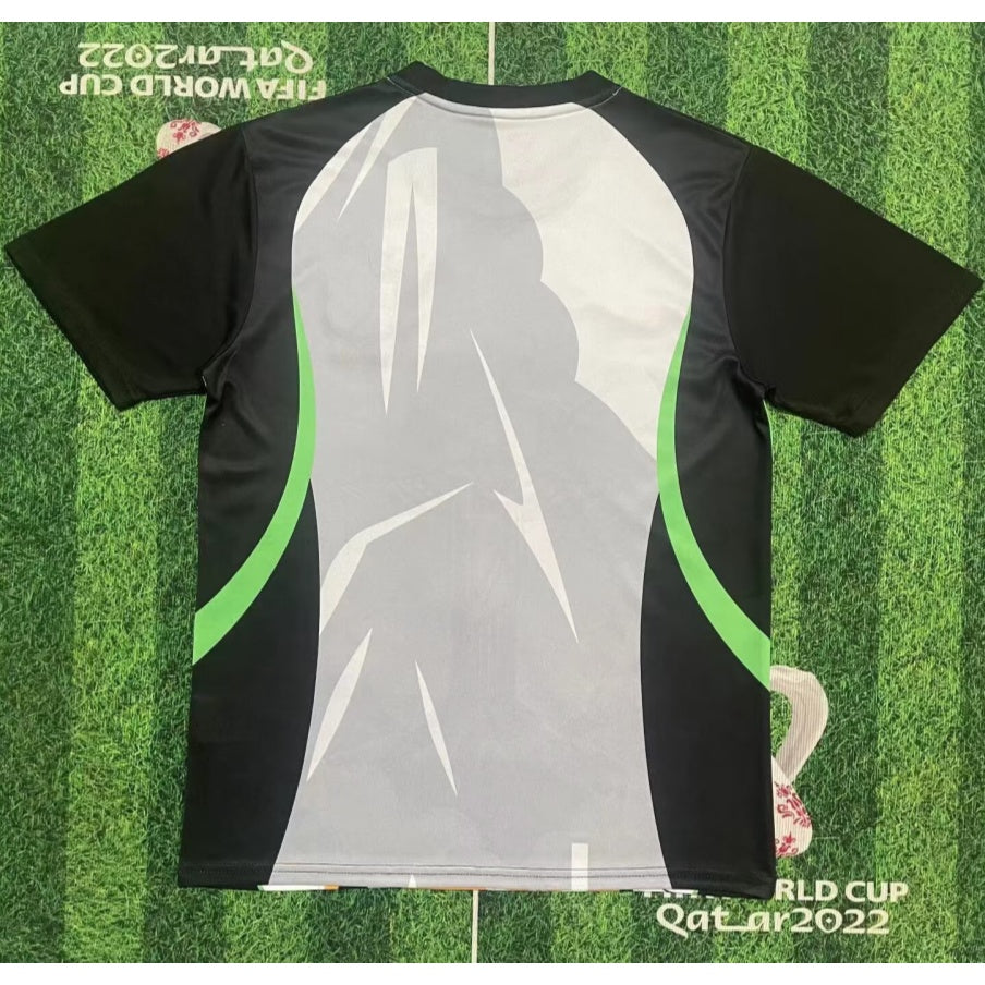 Maillot de football Brésil 25/26, modèle spécial AD, par la marque Le 12 -ème Maillot, vue de face avec détails du design.