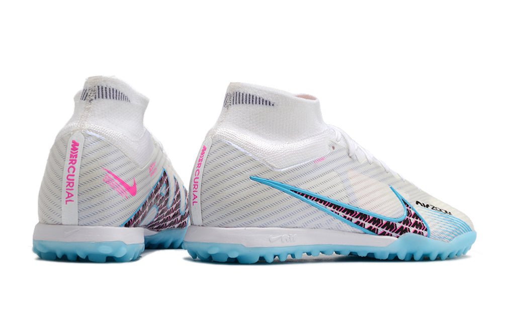 Crampons Air Zoom Mercurial Superfly IX Elite de Le 12 -ème Maillot, semelles en caoutchouc avec studs pour football.