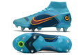 Crampons Nike Mercurial Superfly IX Elite, chaussures de football avec semelles en crampons pour terrain dur.