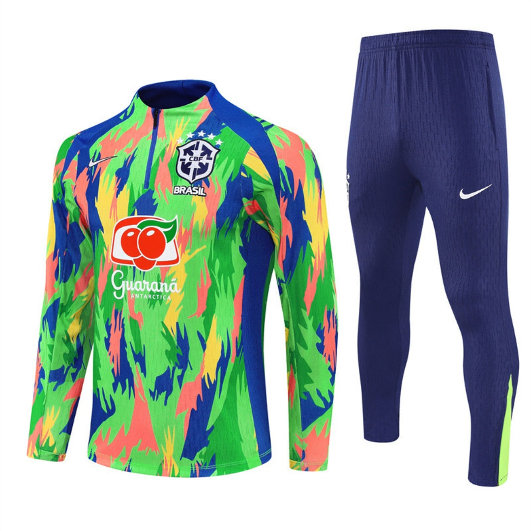 Ensemble de football Le 12 -ème Maillot Brésil vert, maillot 25/26, pour supporters et passionnés de football.