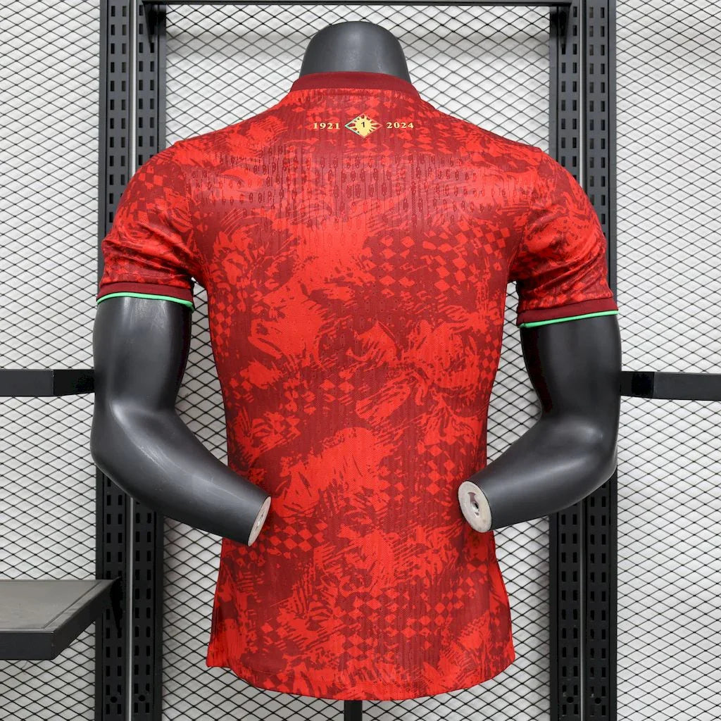 Maillot Portugal concept 2025-26 de Le 12 -ème Maillot, design sportif avec couleurs nationales, vue frontale.