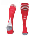 Chaussettes domicile Bayern Munich Le 12 -ème Maillot, bleu avec logo du club et détails blancs, vues de face.