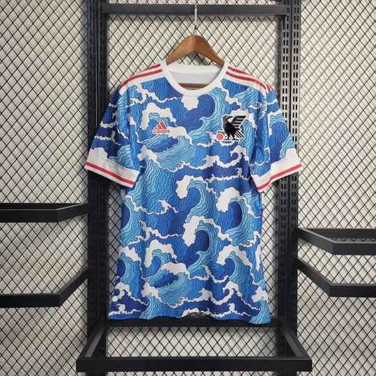Maillot Japon 2022-23 Édition Spéciale Le 12, maillot de football avec design unique, vue de face.