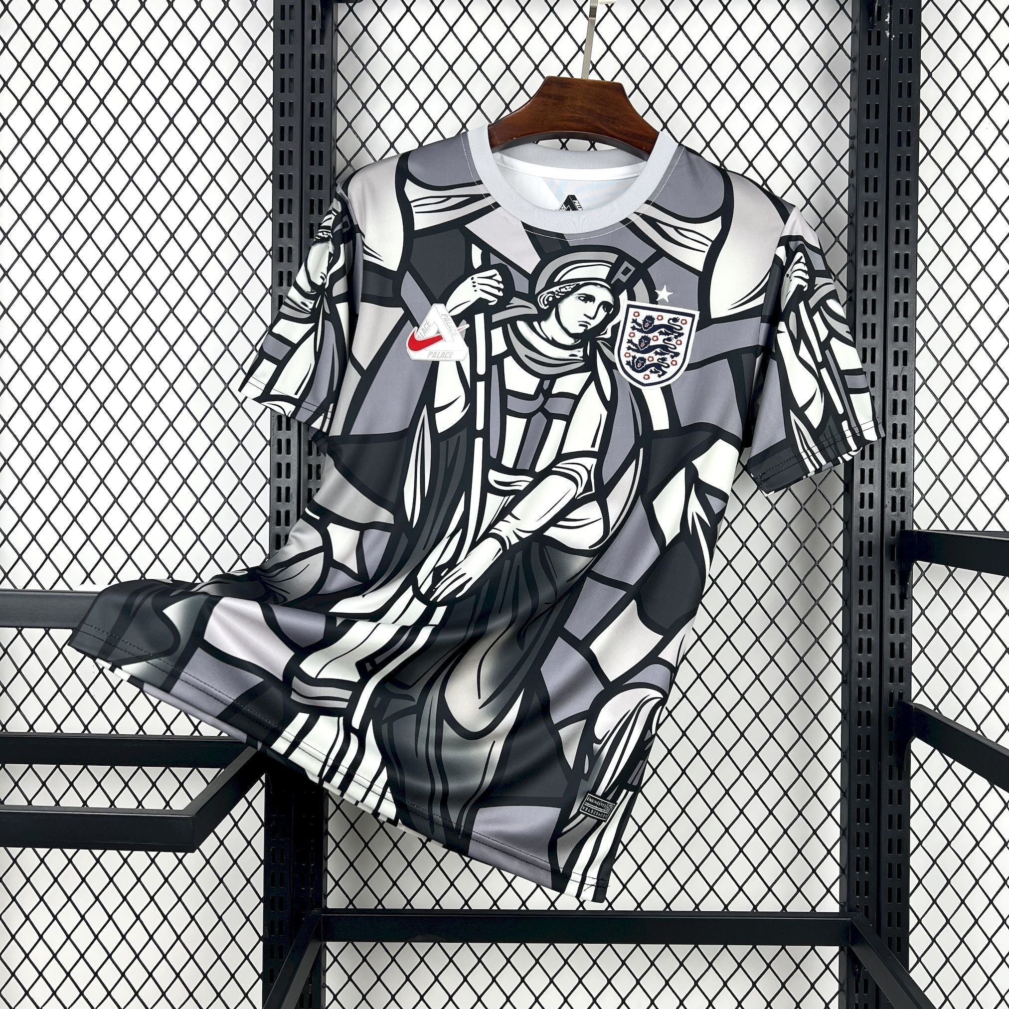 Maillot Angleterre Concept 2026 Le 12 -ème Maillot, maillot de football blanc avec insignes anglaises et logo sur le devant