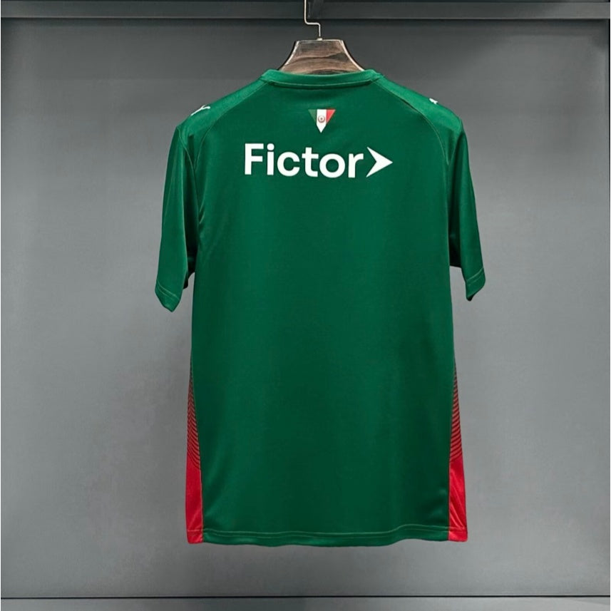 Maillot domicile Palmeiras 26/27 de Le 12 -ème Maillot, maillot de football vert avec logo et détails du club.