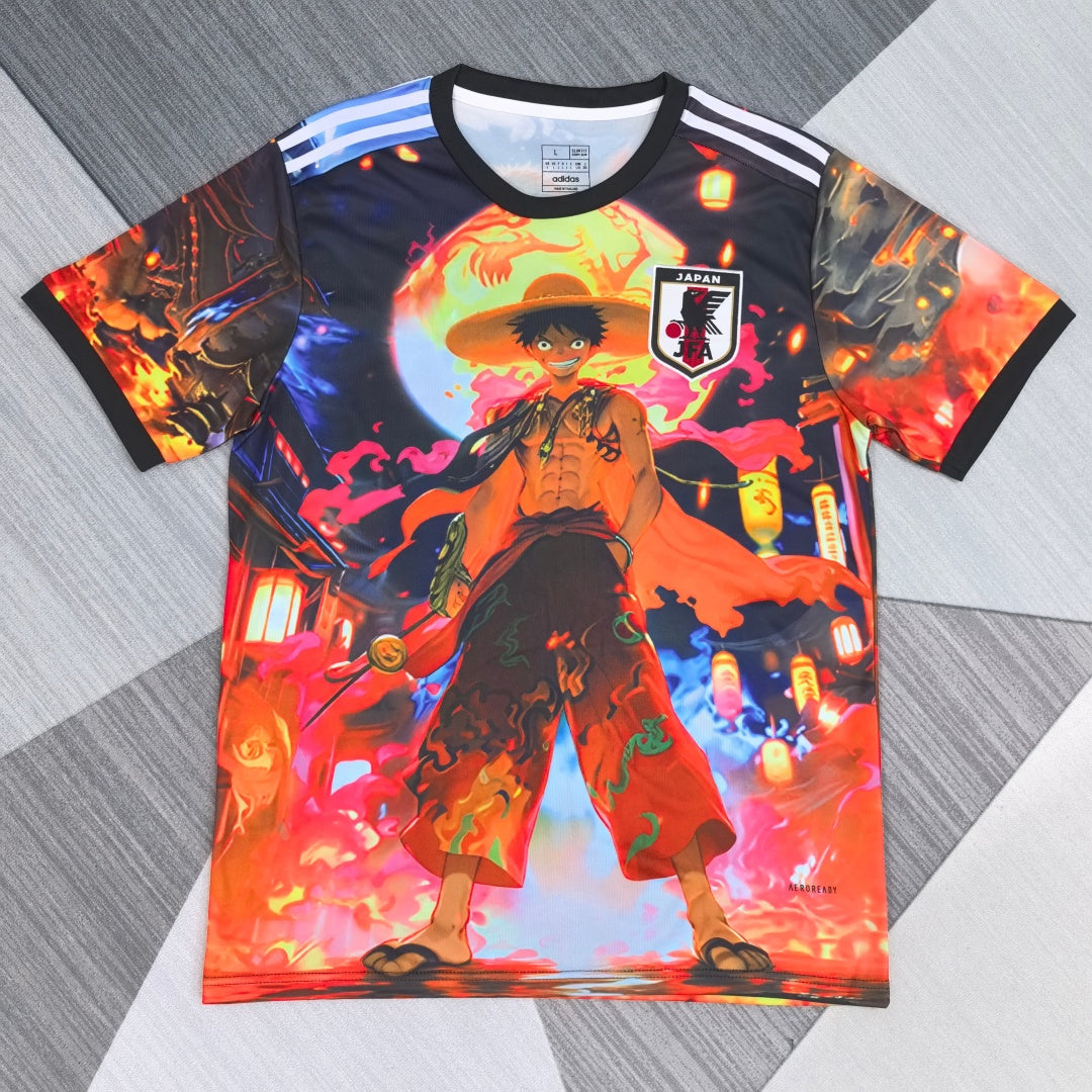 Maillot anime Spécial A6 pour enfants 25/26, marque Le 12 -ème Maillot, avec design coloré et motifs japonais.