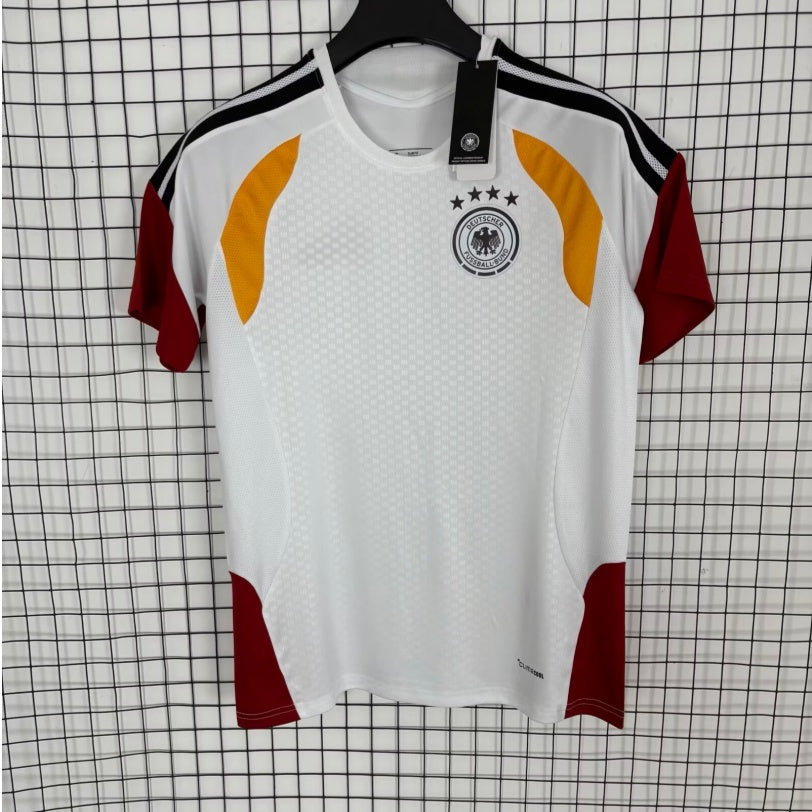 Maillot de football pour enfants Allemagne 25/26, marque Le 12 -ème Maillot, en bleu avec logo national.