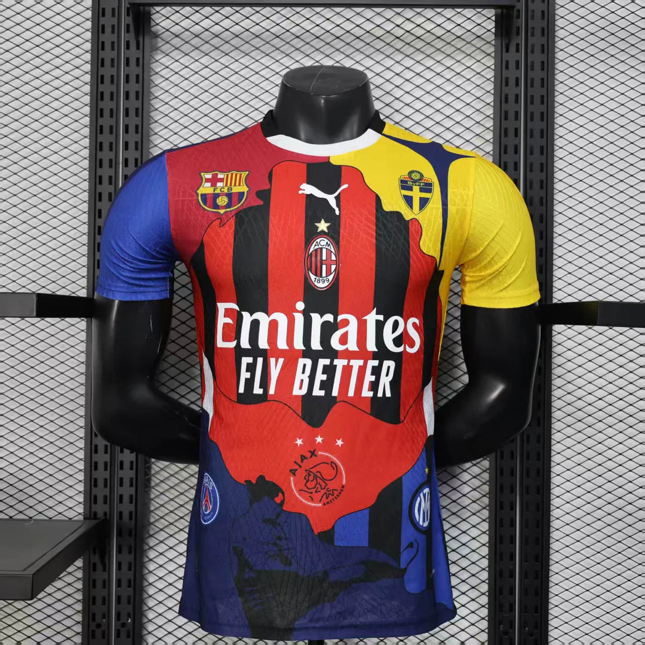 Maillot de football Ibrahimovic concept 2025-26 de Le 12 -ème Maillot, devant avec logo et design moderne.