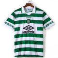 Maillot domicile Celtic 1998-1999 rétro, marque Le 12 -ème Maillot, avec logo et couleurs traditionnelles du club.