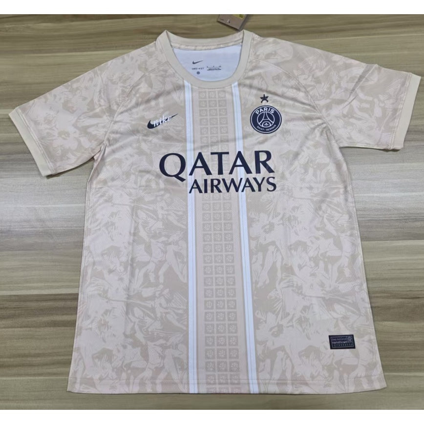 Maillot PSG Spécial II pour enfants 25/26 ans de la marque Le 12-ème Maillot, jersey bleu avec logo et détails du club.