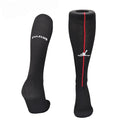 Chaussettes Paris quatrième de la marque Le 12 -ème Maillot, en coton noir avec détails gris et logo visible.