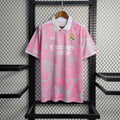 Maillot Real Madrid saison 2023-2024 édition spéciale Dragon rose, Le 12 -ème Maillot, devant avec logo et design unique