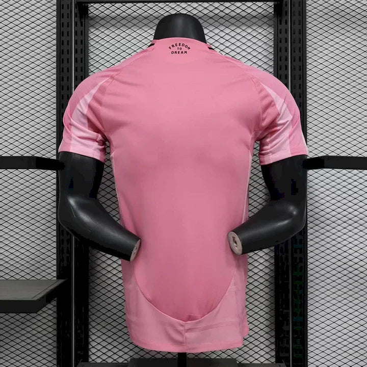 Maillot domicile de football Inter Miami 2025-2026, marque Le 12-ème, avec logo et design officiel.