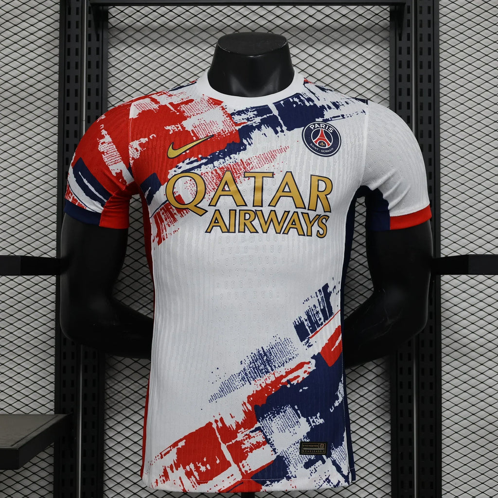 Maillot Paris foot concept 2024-2025 Le 12-ème Maillot, maillot de football avec design moderne et logo de l'équipe.