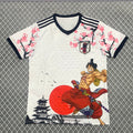Maillot 25/26 Japan anime Le 12 -ème Maillot, design spécial avec motif japonais sur tissu sportif.