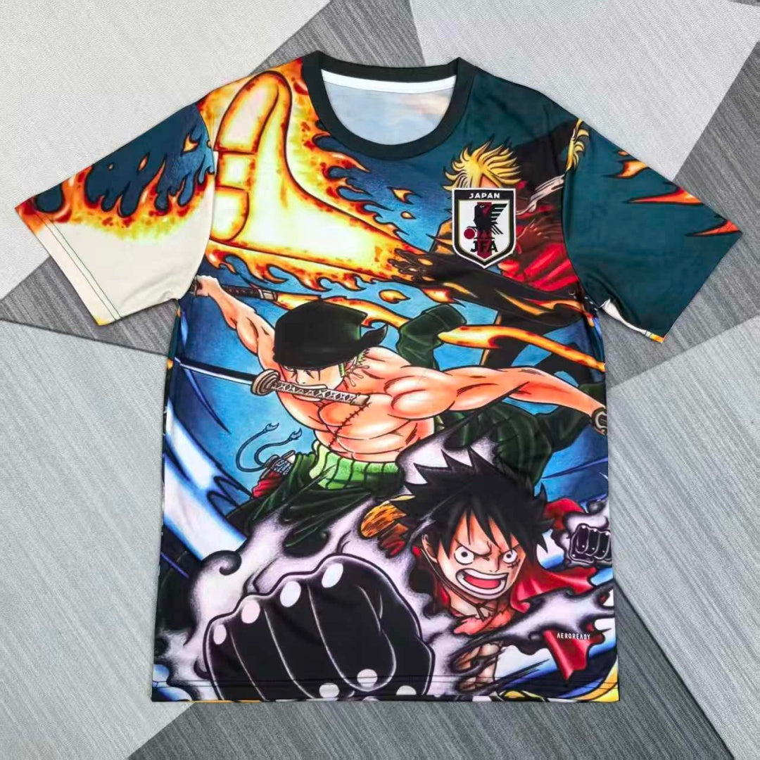 Maillot 25/26 Japan anime Le 12 -ème Maillot, design spécial avec motifs japonais, vue de face sur fond blanc