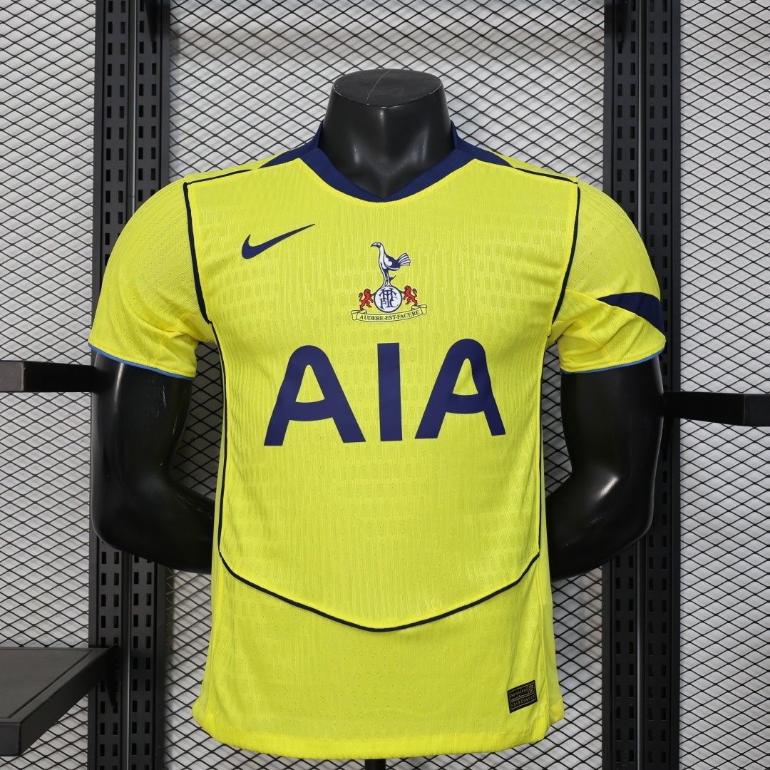 Maillot third Tottenham Hotspur 25/26 Le 12-ème Maillot, maillot de joueur avec logo et détails de l'équipe en vue de face