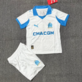 Ensemble enfant Marseille domicile Le 12 -ème Maillot, maillot et short bleu avec logo de l'équipe football pour jeune garçon