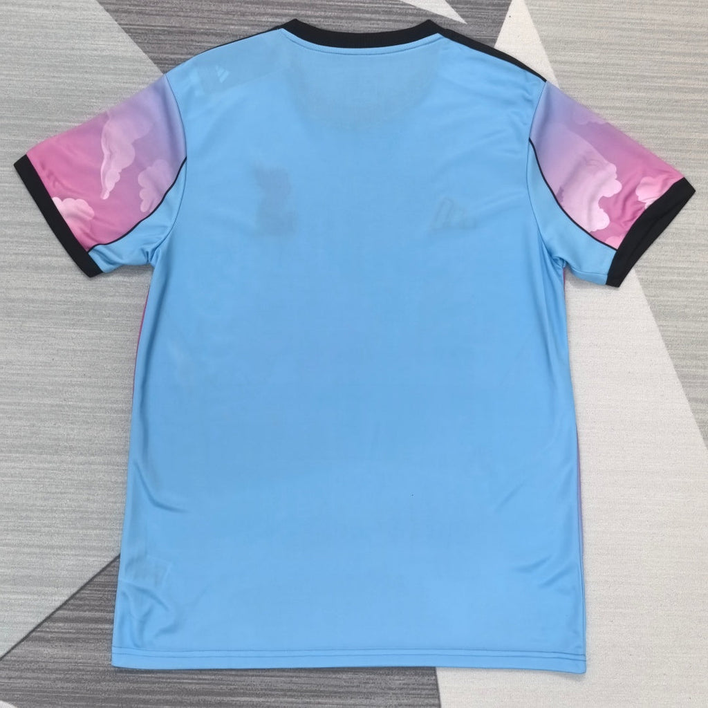 Maillot de football Liverpool 25/26, couleur spéciale, marque Le 12 -ème Maillot, vu de face avec détails du design.