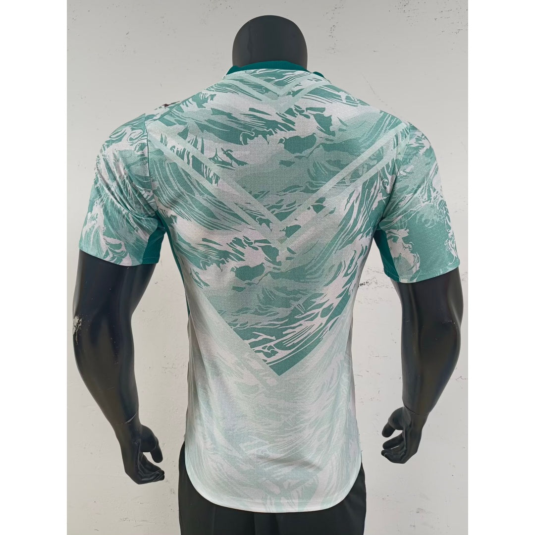 Maillot extérieur Portugal 25/26 Le 12 -ème Maillot, maillot de football pour joueur, vue de face avec logo et détails.