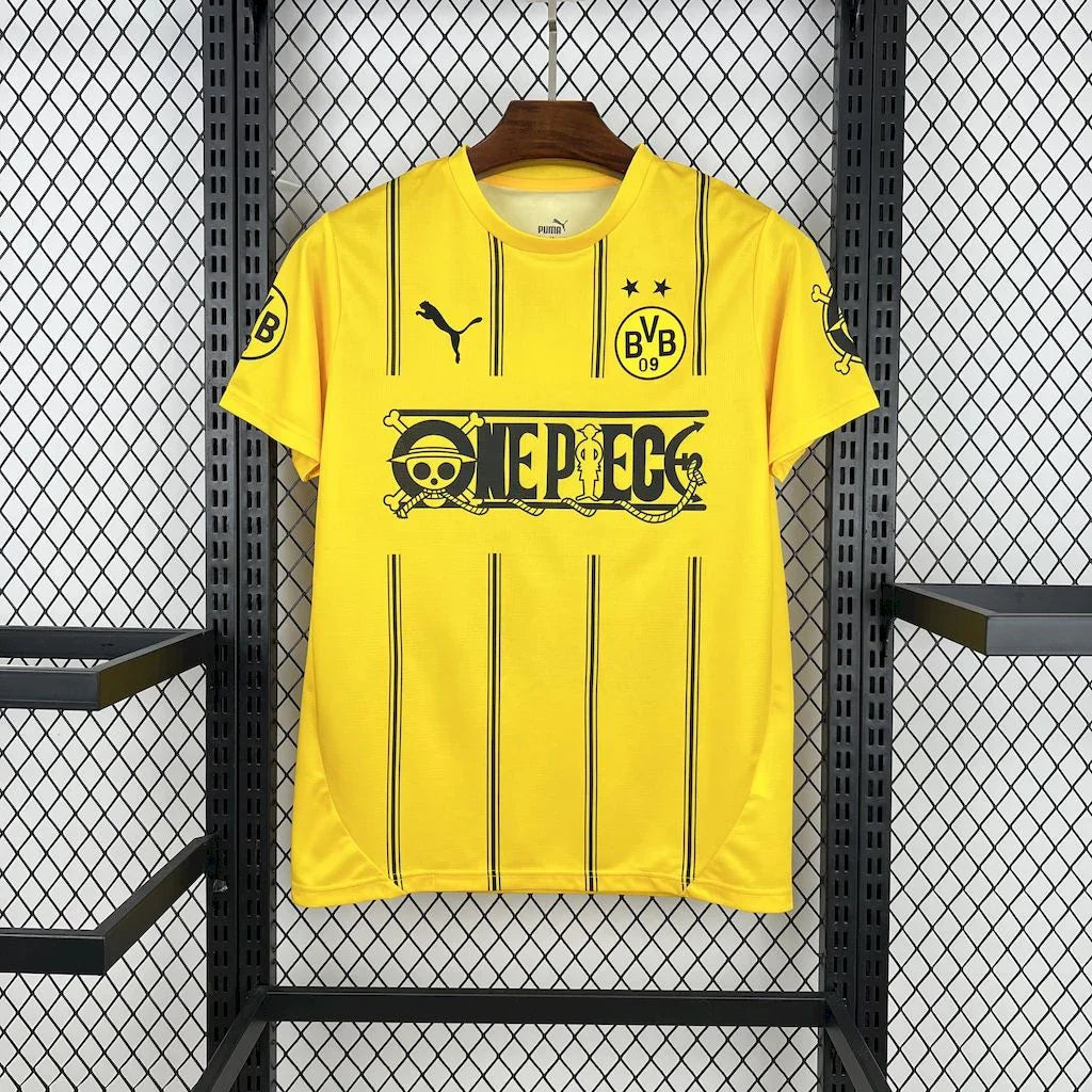 Maillot Dortmund concept 2025-26 de Le 12 -ème Maillot, vue front avec logo et design moderne en bleu et jaune.