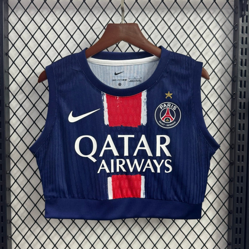 Maillot femme PSG Le 12-ème Maillot 25/26 avec logo et design spécial, jersey de football prêt à porter.