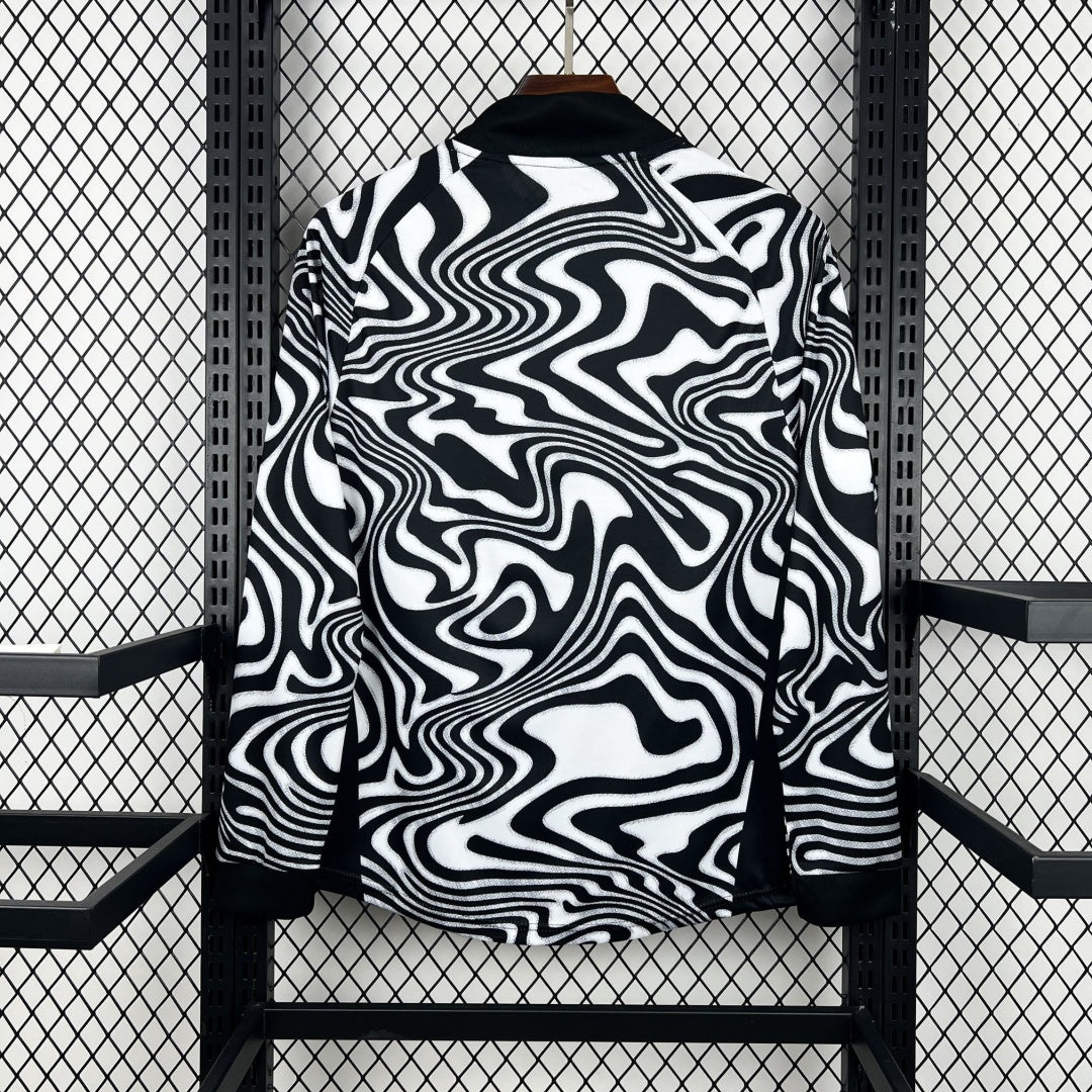 Maillot de gardien de but long manches Brésil Le 12 -ème Maillot, maillot 25/26, en tissu technique et design sportif.
