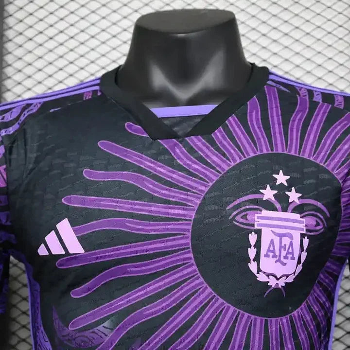 Maillot de football Argentine Concept 2023-2024 de la marque Le 12 -ème Maillot, vue de face avec détails du design.