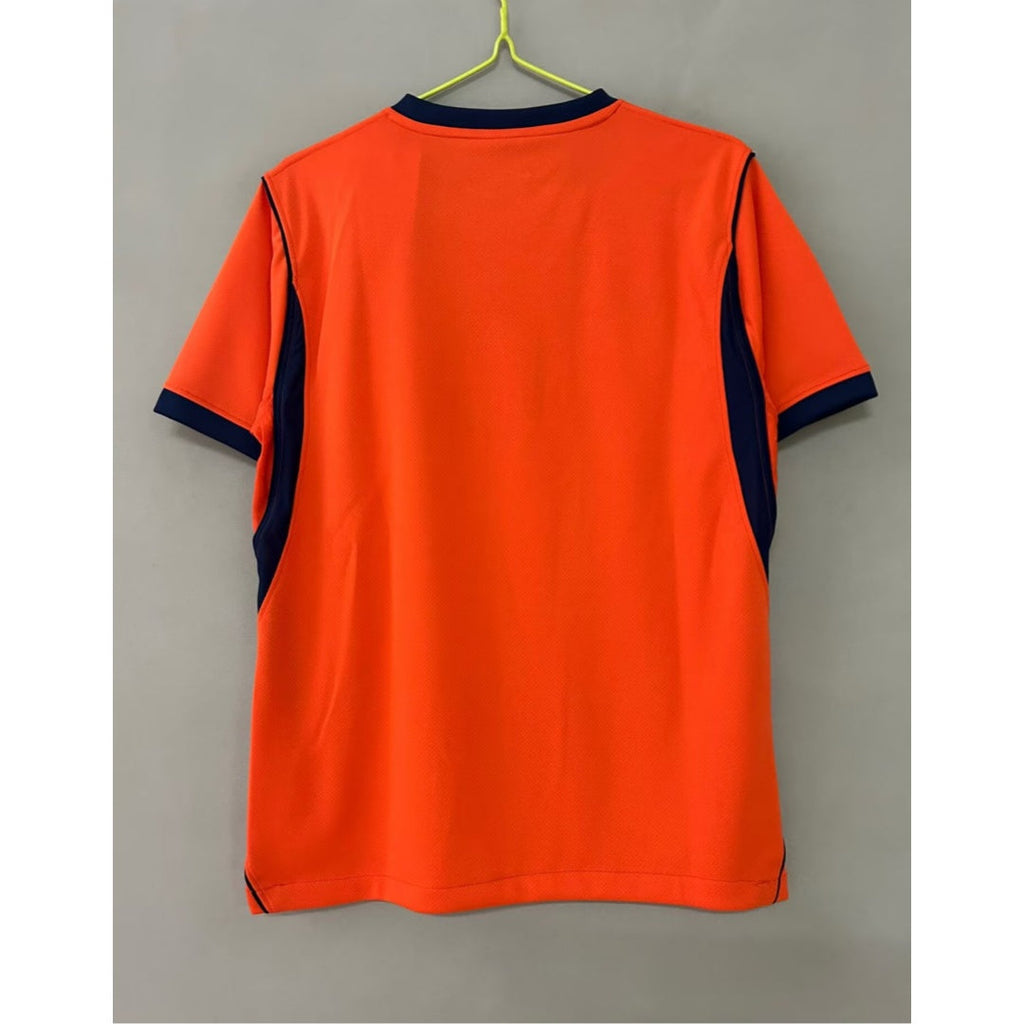 Maillot domicile Pays-Bas 25/26, maillot de football Le 12 -ème Maillot, maillot officiel avec motifs orange et bleu.