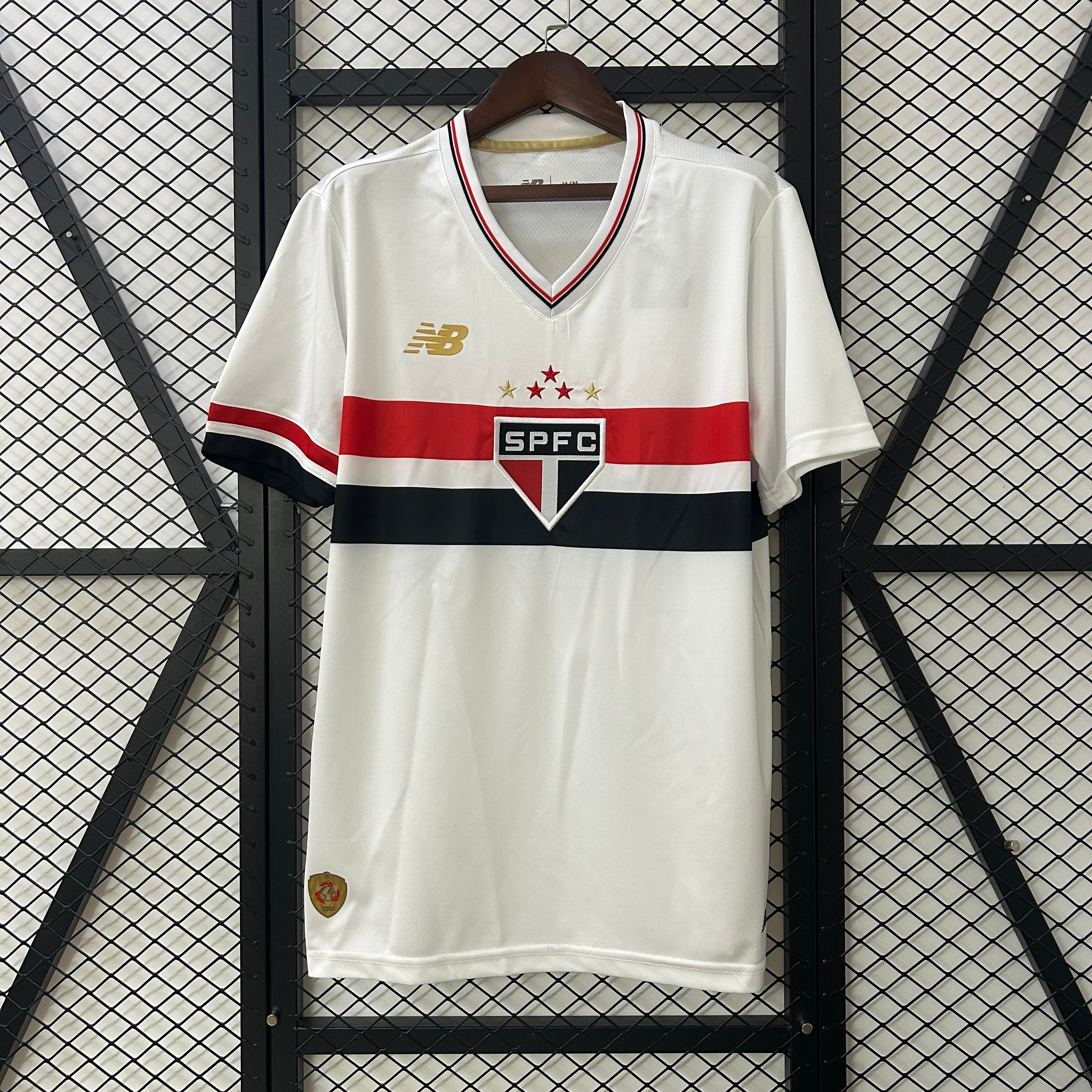 Maillot domicile Sao Paulo 25/26 Le 12 -ème Maillot, maillot de football avec logo et design officiel du club.