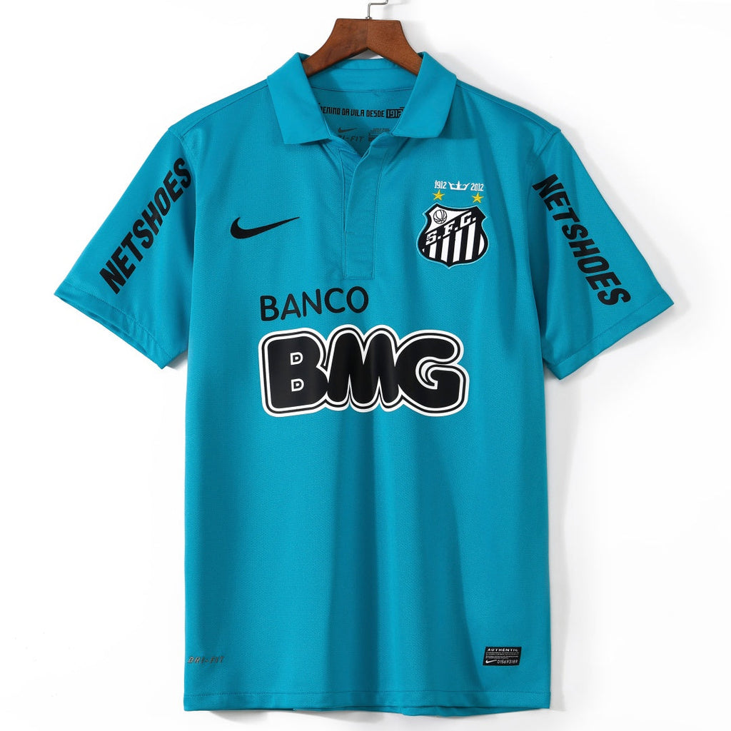 Maillot Santos 2012-2013 Third Retro de Le 12 -ème Maillot, devant avec logo et design rétro orange et noir