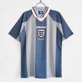 Maillot extérieur rétro de l'Angleterre 1996 de la marque Le 12, vue de face avec détails du design vintage.