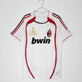 Maillot extérieur rétro AC Milan 2006-2007, marque Le 12-ème, vue de face avec logo et design classique.